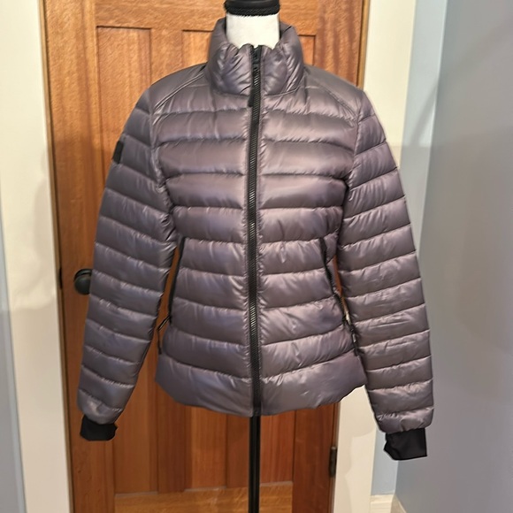 Sam down silver jacket size small
